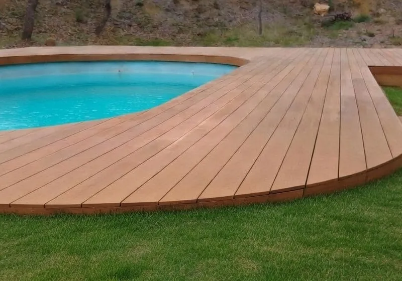 Plans et conception sur mesure de la terrasse bois